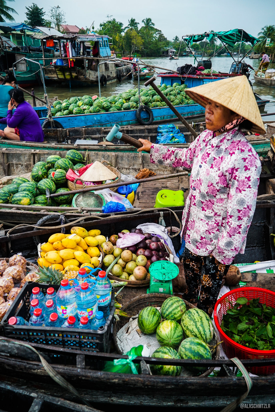 Backpacking Vietnam - watermelons